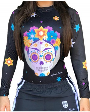 RASHGUARD FEMININO FRIDA SKULL - OFERTAÇO