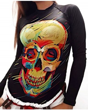 RASHGUARD FEMININO CRAZY SKULL - OFERTAÇO