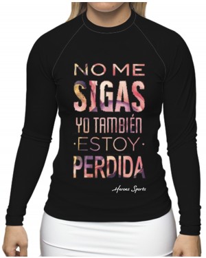RASHGUARD FEMININO ESTOY PERDIDA 