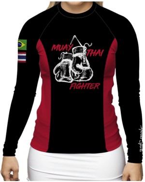 RASHGUARD FEMININO MUAY THAI FIGHTER