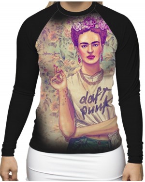RASHGUARD FEMININO FRIDA DAFT PUNK 