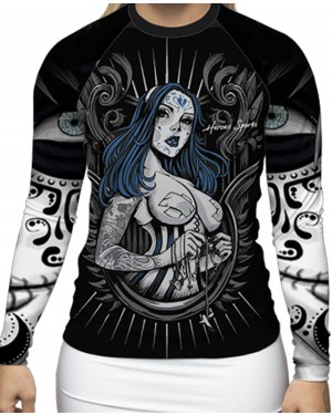 RASHGUARD FEMININO LA CAVEIRA CATRINA - OFERTAÇO