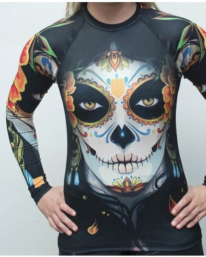 RASHGUARD FEMININO LOS MUERTOS - OFERTAÇO