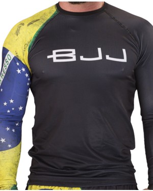 RASHGUARD MASCULINO BJJ BRASIL - OFERTAÇO