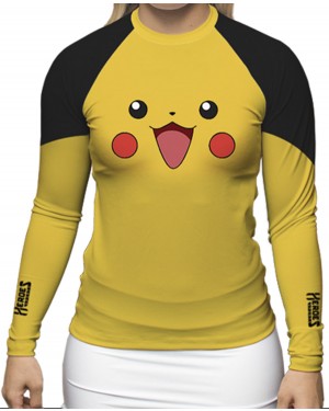 RASHGUARD FEMININO PIKACHU - OFERTAÇO