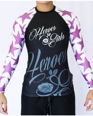 RASHGUARD FEMININO PINK STAR 