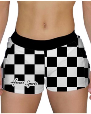 SHORT CROSS CHESS BLACK FEMININO - OFERTAÇO