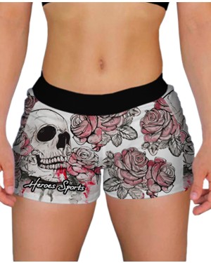 SHORT CROSS DOODLE SKULL FEMININO - OFERTAÇO