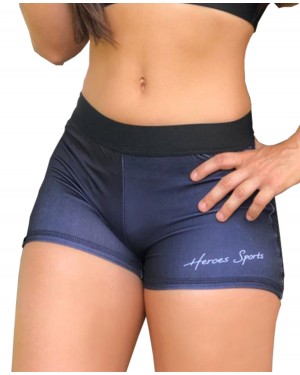 SHORT CROSS HEROES BLACK FEMININO - OFERTAÇO