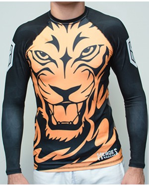 RASHGUARD MASCULINO TIGRE LARANJA - OFERTAÇO