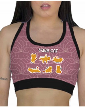 TOP FITNESS YOGA CAT FEMININO - OFERTAÇO 