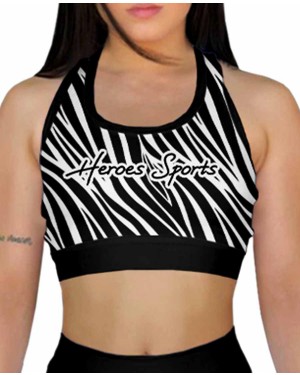 TOP FITNESS ZEBRA FEMININO - OFERTAÇO